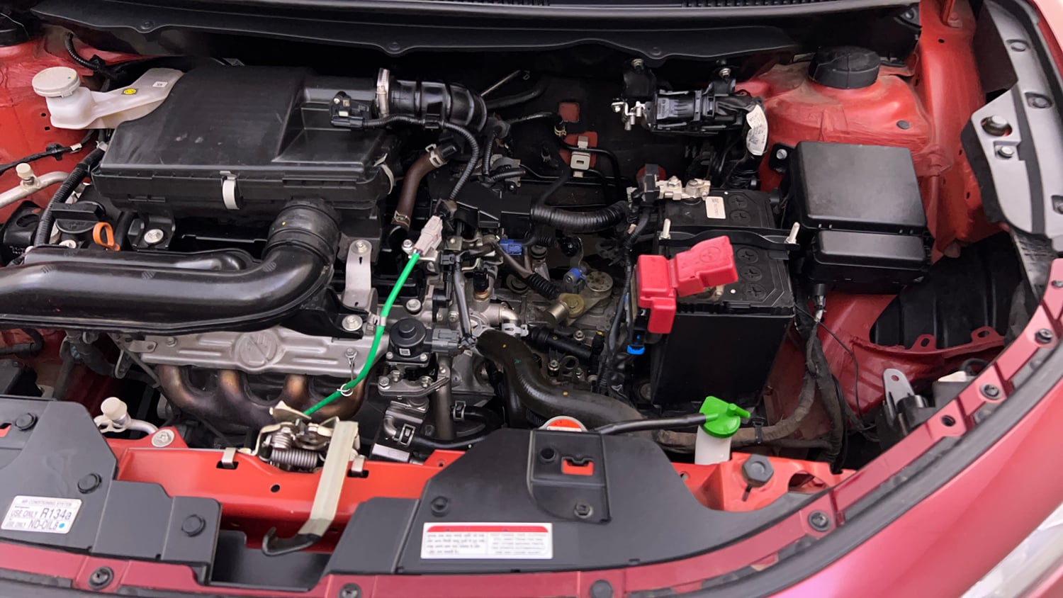Used 2024 Maruti Suzuki Fronx Delta Plus 1.2L MT Petrol Manual engine ENGINE LEFT SIDE VIEW