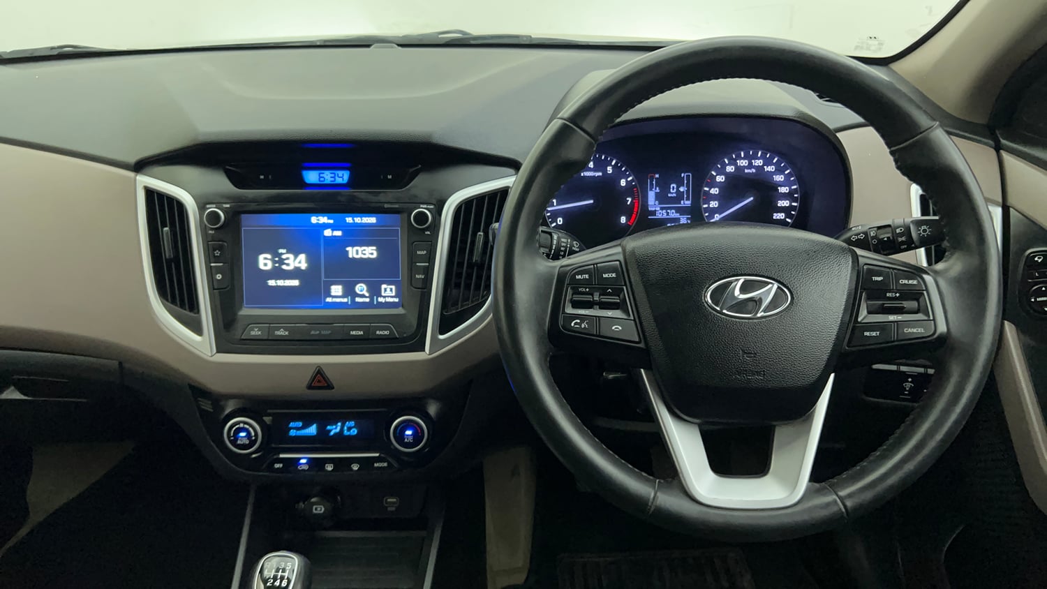 Used 2019 Hyundai Creta SX 1.6 Petrol Petrol Manual interior STEERING VIEW