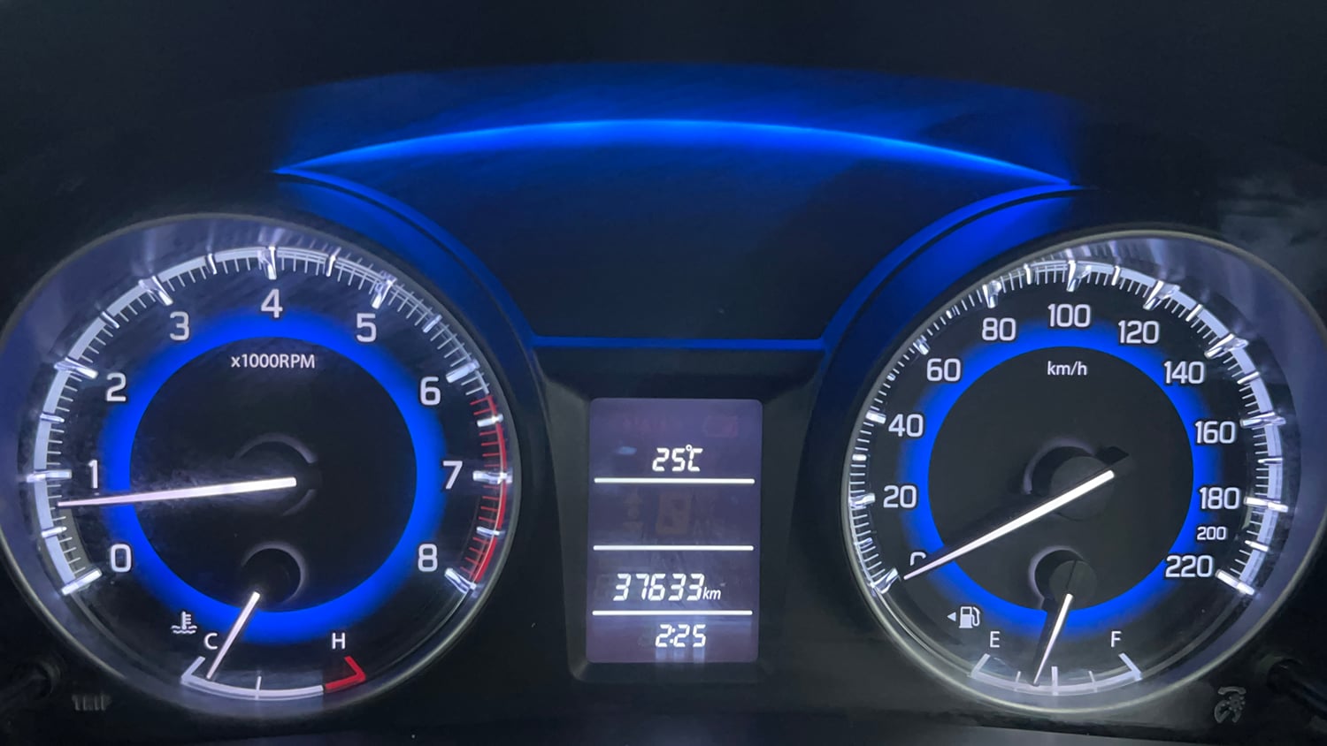 Used 2019 Maruti Suzuki Baleno Delta Petrol Manual interior CLUSTERMETER VIEW