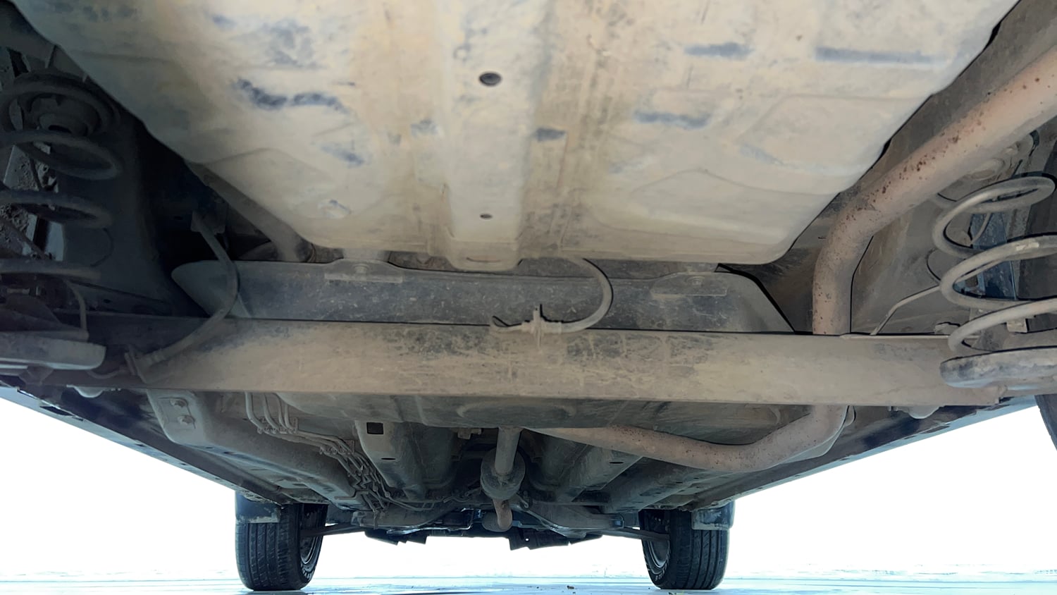 Used 2021 Tata Nexon XZA Plus Diesel Diesel Automatic extra REAR UNDERBODY VIEW (TAKEN FROM REAR)