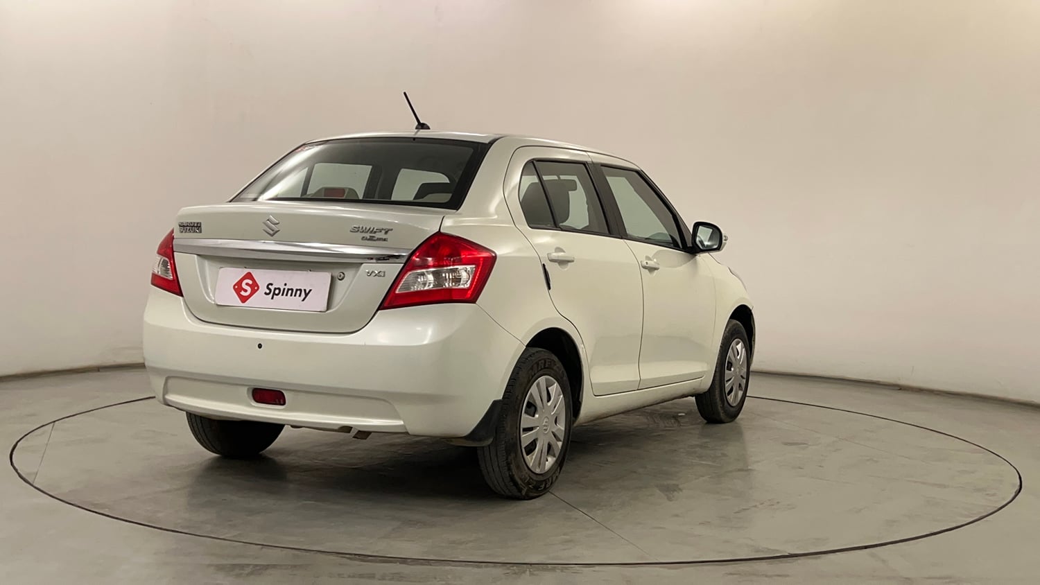 Used 2012 Maruti Suzuki Swift Dzire VXI Petrol Manual exterior RIGHT REAR CORNER VIEW