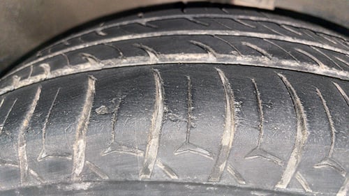 Used 2017 Maruti Suzuki Ciaz Sigma 1.4 MT Petrol Manual tyres RIGHT FRONT TYRE TREAD VIEW