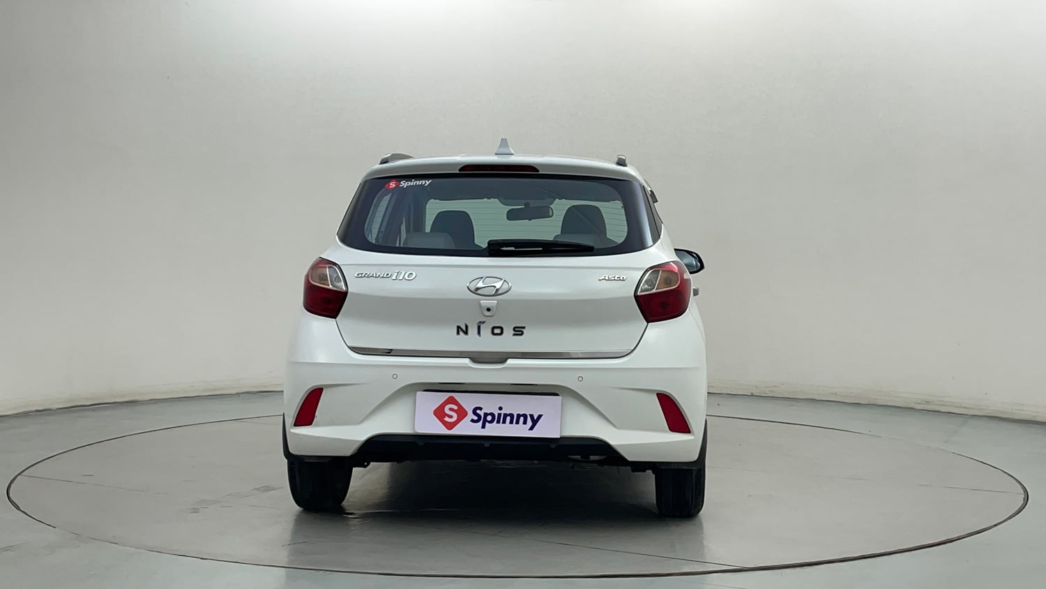 Used 2022 Hyundai Grand i10 Nios Asta AMT 1.2 Kappa VTVT Petrol Automatic exterior BACK VIEW