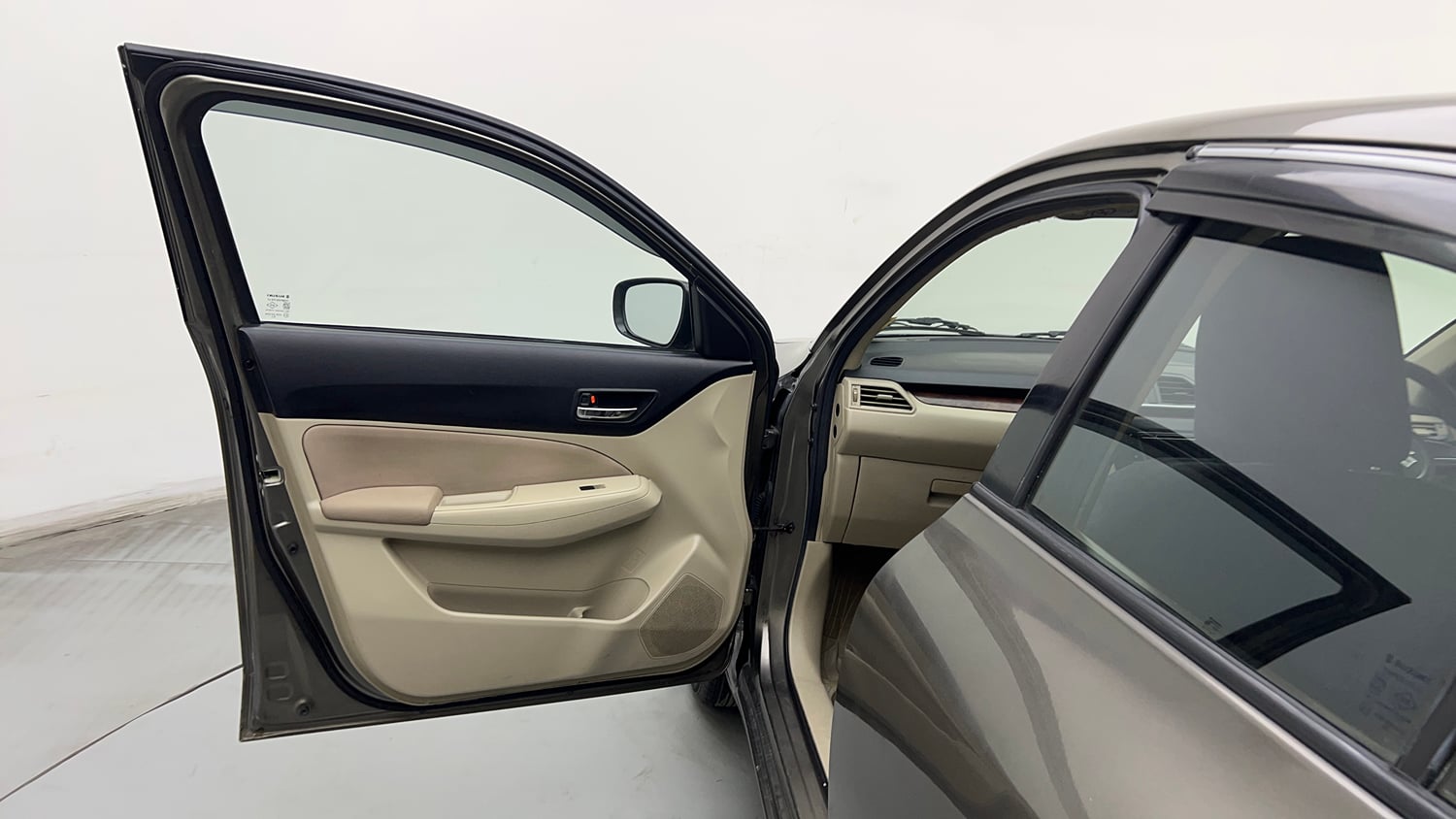 Used 2019 Maruti Suzuki Dzire VXi Petrol Manual interior LEFT FRONT DOOR OPEN VIEW