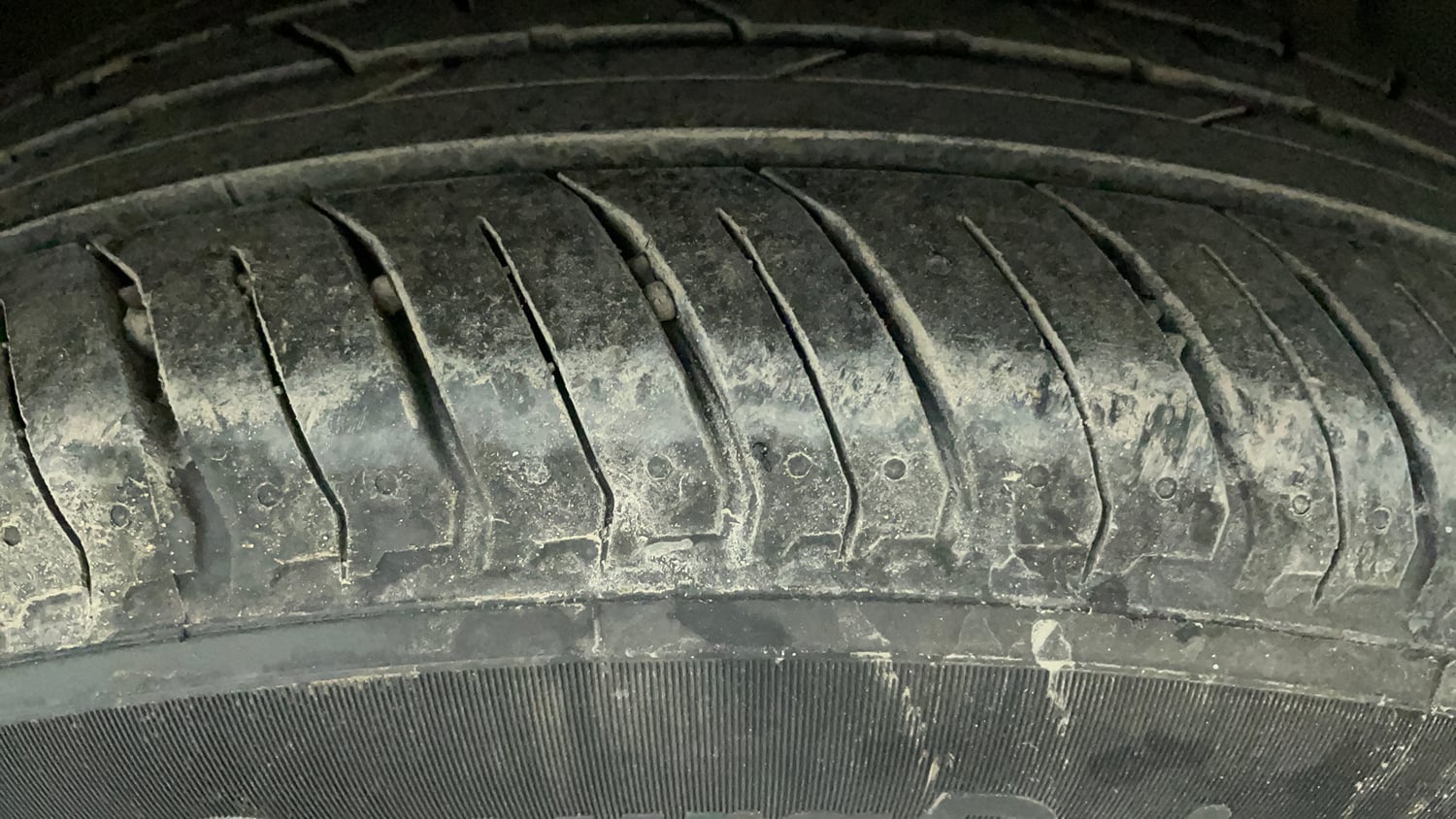 Used 2021 Honda WR-V VX MT Petrol Petrol Manual tyres RIGHT FRONT TYRE TREAD VIEW