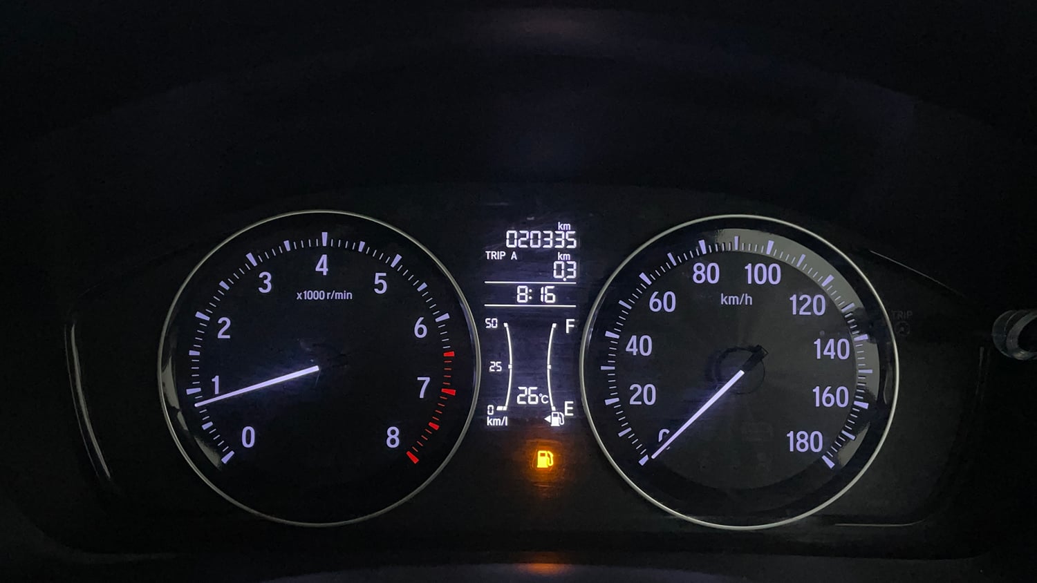 Used 2018 Honda Amaze 1.2 VX MT Petrol Petrol Manual interior CLUSTERMETER VIEW