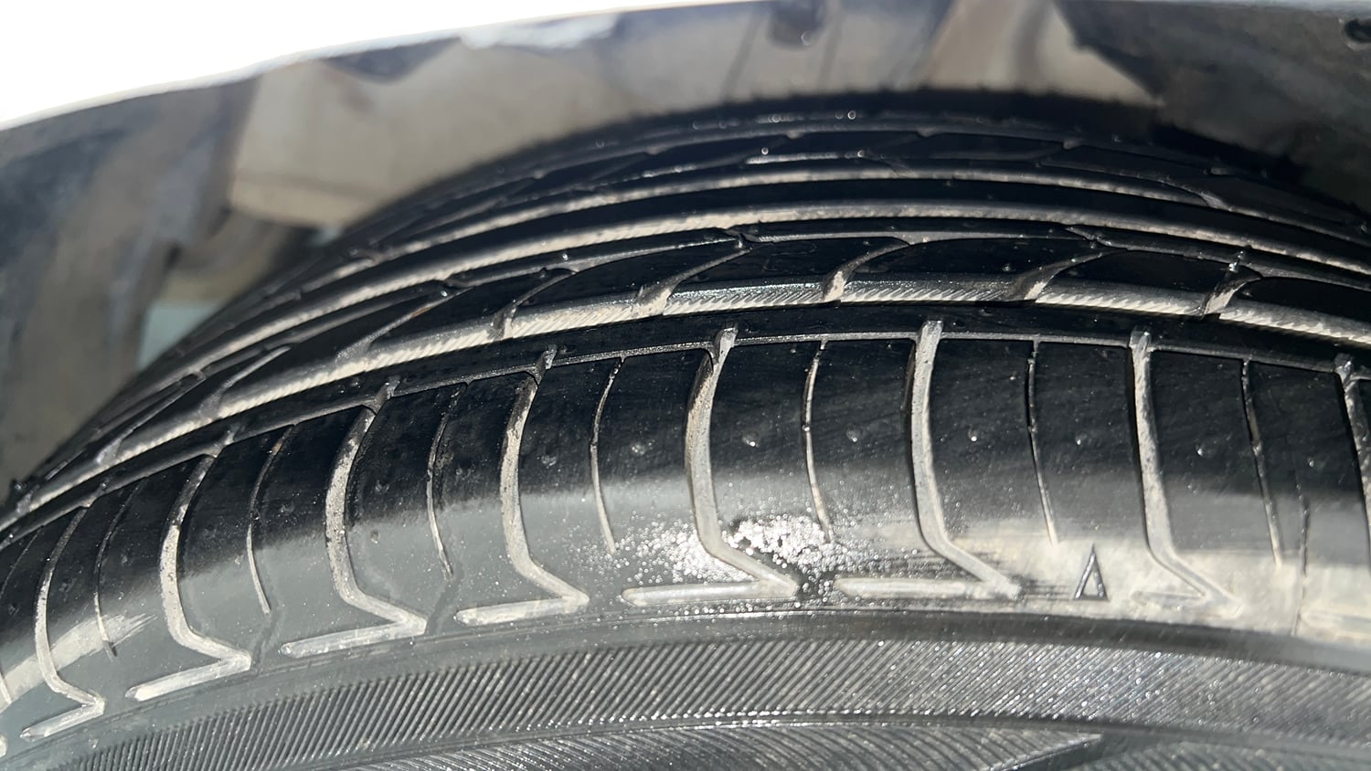 Used 2018 Honda City ZX Diesel Diesel Manual tyres LEFT FRONT TYRE TREAD VIEW