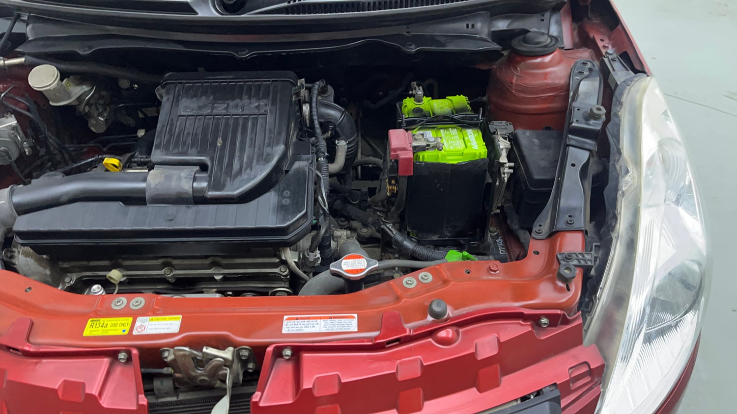 Used 2014 Maruti Suzuki Swift ZXi Petrol Manual engine ENGINE LEFT SIDE VIEW