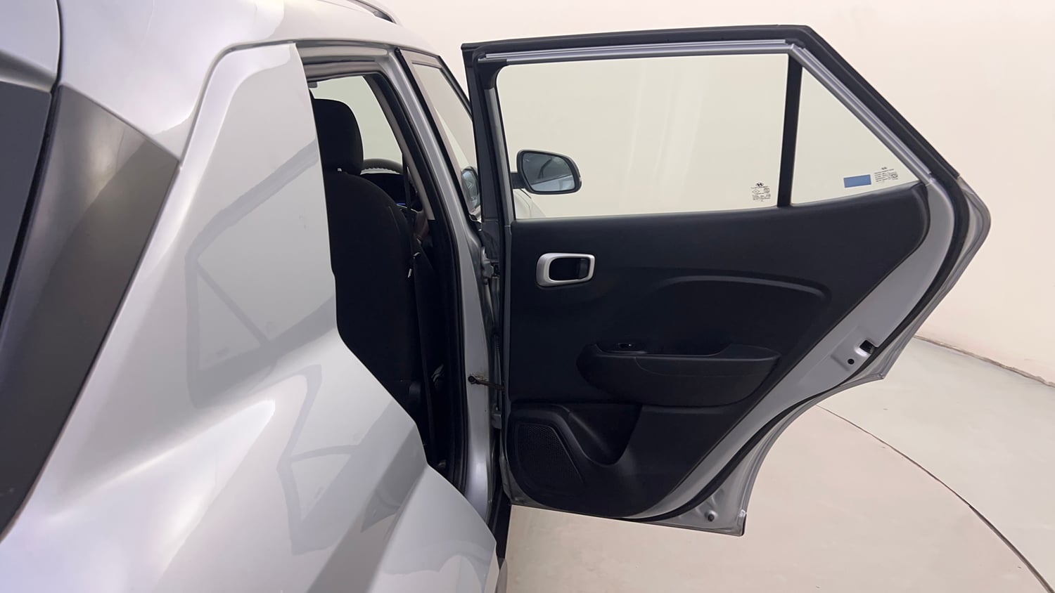 Used 2019 Hyundai Venue SX Plus 1.0 Turbo DCT Petrol Automatic interior RIGHT REAR DOOR OPEN VIEW
