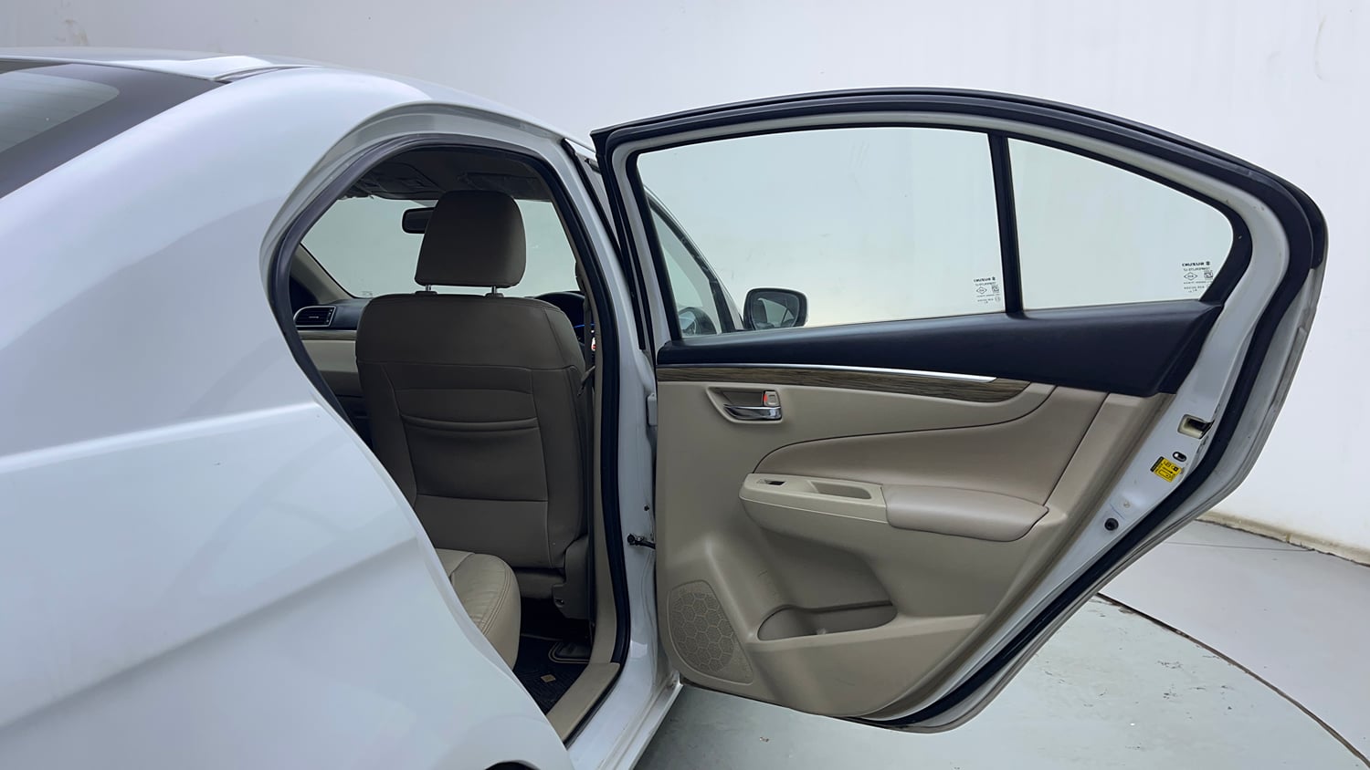 Used 2020 Maruti Suzuki Ciaz Alpha Hybrid 1.5 AT Petrol Automatic interior RIGHT REAR DOOR OPEN VIEW