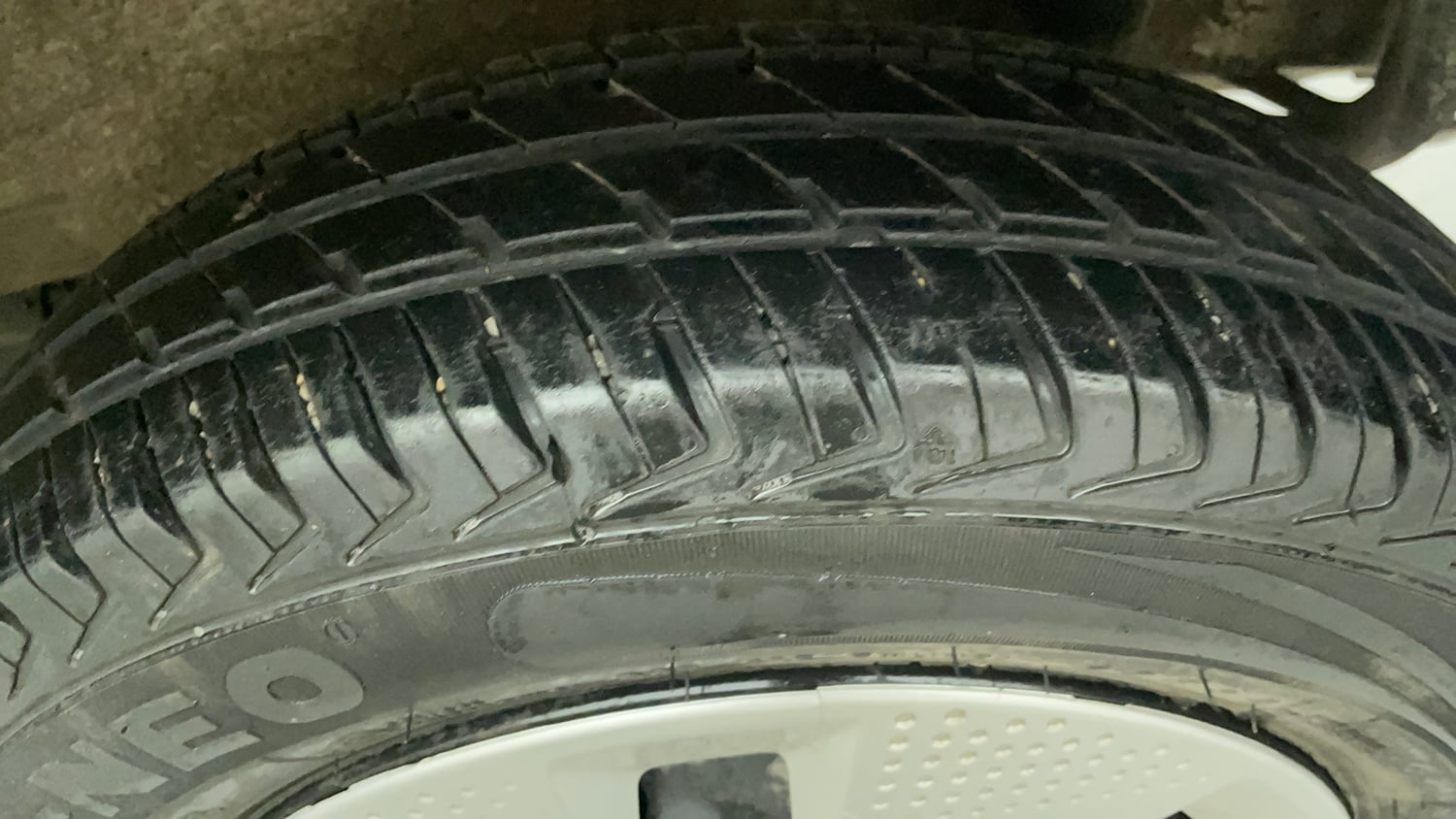 Used 2023 Maruti Suzuki Alto K10 VXi S-CNG Cng Manual tyres LEFT REAR TYRE TREAD VIEW