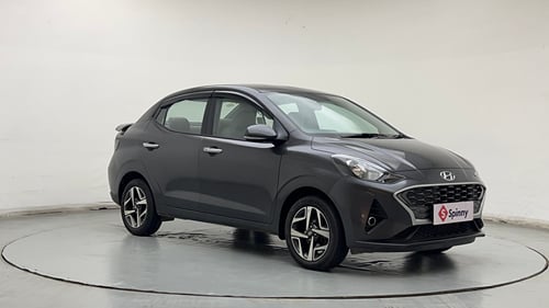 Used 2022 Hyundai Aura SX 1.2 CNG Cng Manual exterior RIGHT FRONT CORNER VIEW