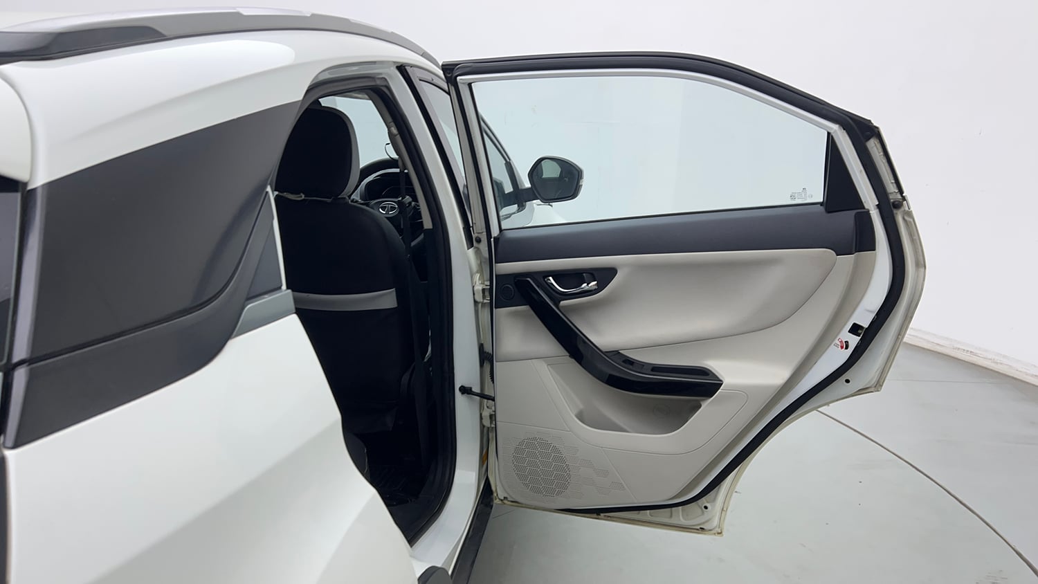 Used 2021 Tata Nexon XZA Plus Diesel Diesel Automatic interior RIGHT REAR DOOR OPEN VIEW