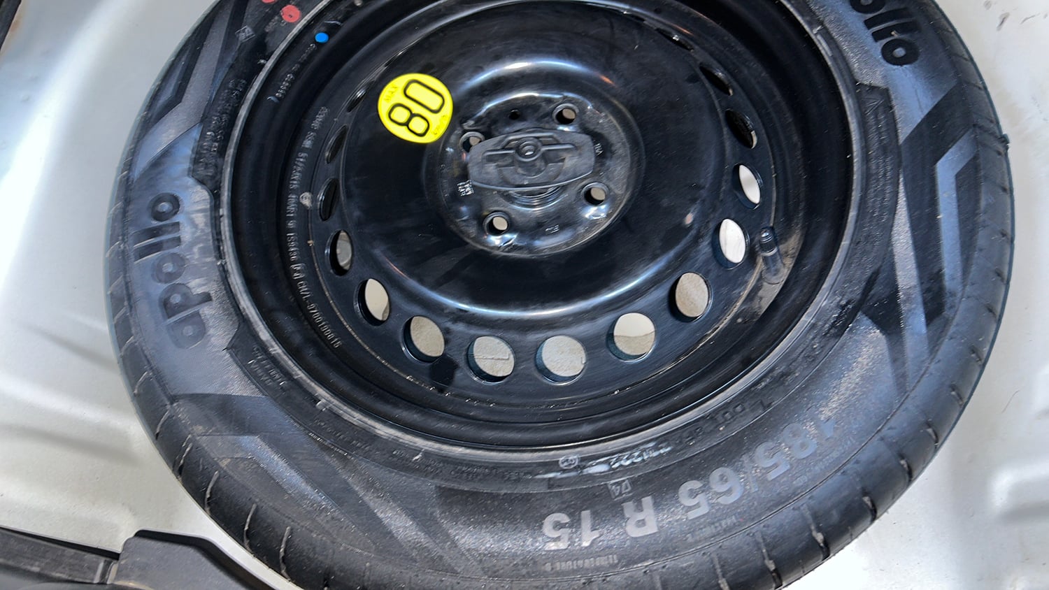 Used 2022 Maruti Suzuki Baleno Alpha MT Petrol Manual tyres SPARE TYRE VIEW