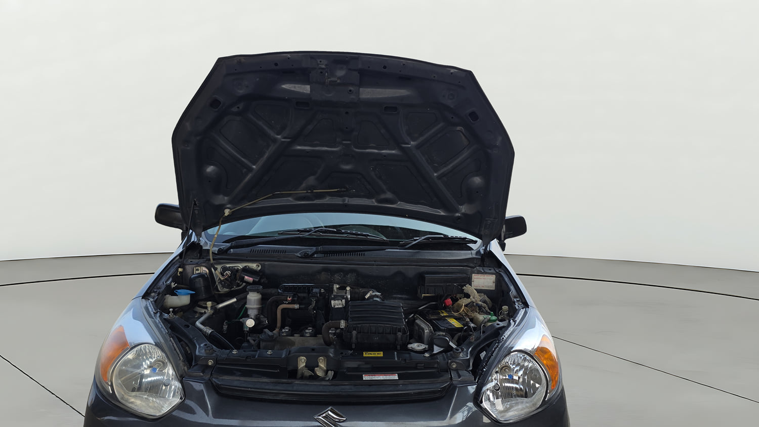 Used 2019 Maruti Suzuki Alto 800 LXi Petrol Manual engine ENGINE & BONNET OPEN FRONT VIEW