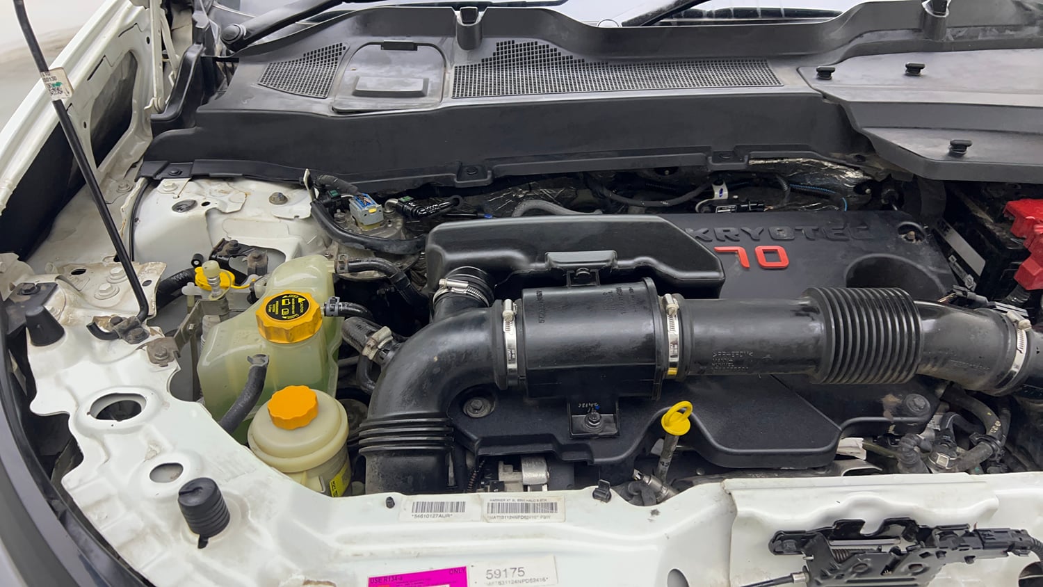 Used 2022 Tata Harrier XT Diesel Manual engine ENGINE RIGHT SIDE VIEW