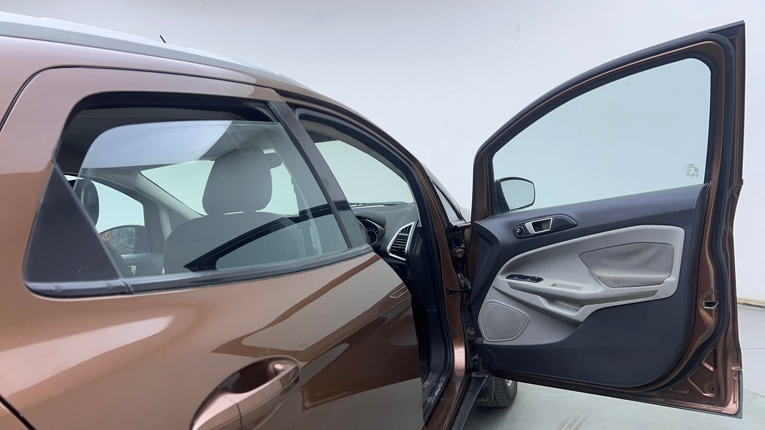 Used 2016 Ford EcoSport Titanium 1.5L Ti-VCT AT Petrol Automatic interior RIGHT FRONT DOOR OPEN VIEW