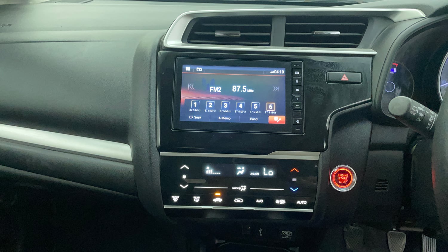 Used 2021 Honda WR-V VX MT Petrol Petrol Manual interior MUSIC SYSTEM & AC CONTROL VIEW