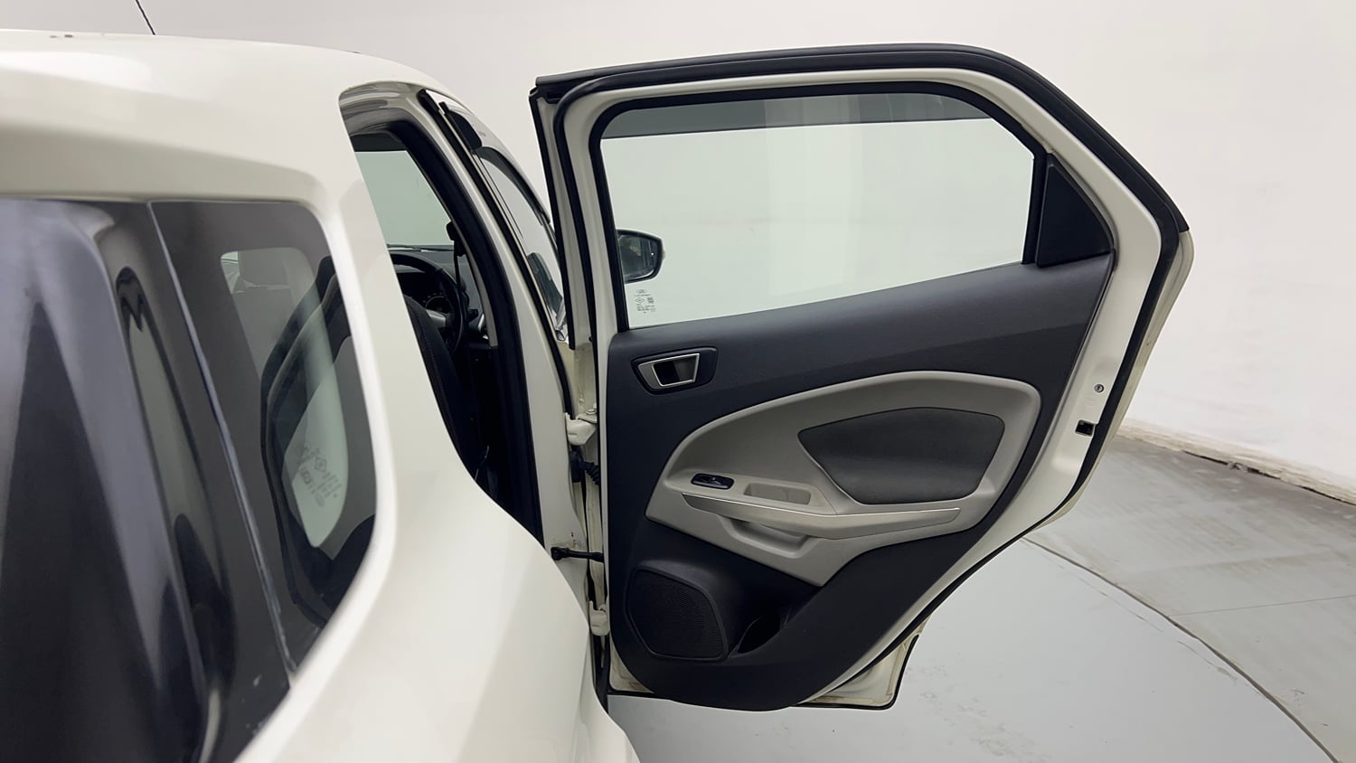 Used 2016 Ford EcoSport Trend 1.5L Ti-VCT Petrol Manual interior RIGHT REAR DOOR OPEN VIEW
