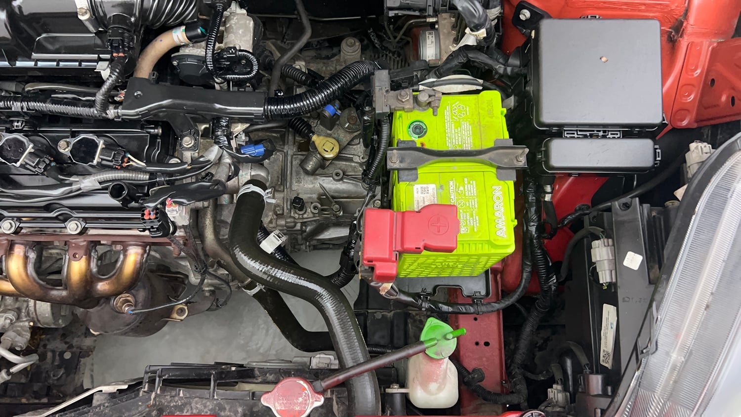 Used 2019 Maruti Suzuki Baleno Delta Petrol Manual engine ENGINE LEFT SIDE VIEW