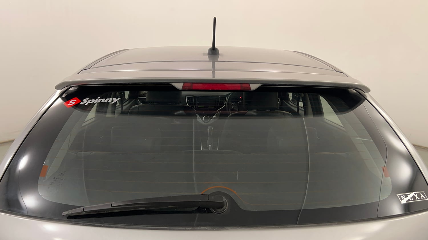 Used 2017 Maruti Suzuki Baleno Delta 1.2 AT Petrol Automatic exterior BACK WINDSHIELD VIEW