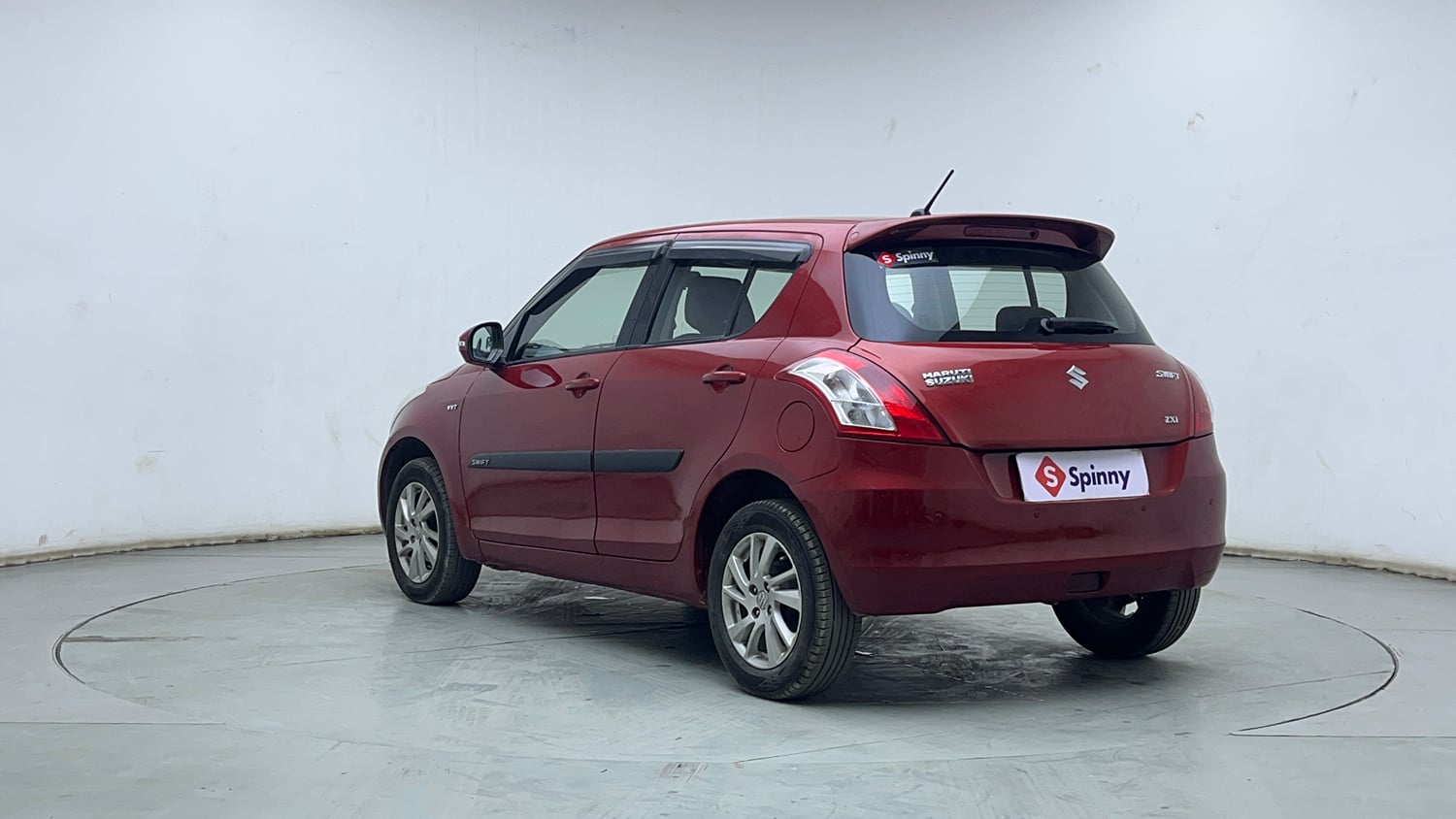 Used 2014 Maruti Suzuki Swift ZXi Petrol Manual exterior LEFT REAR CORNER VIEW