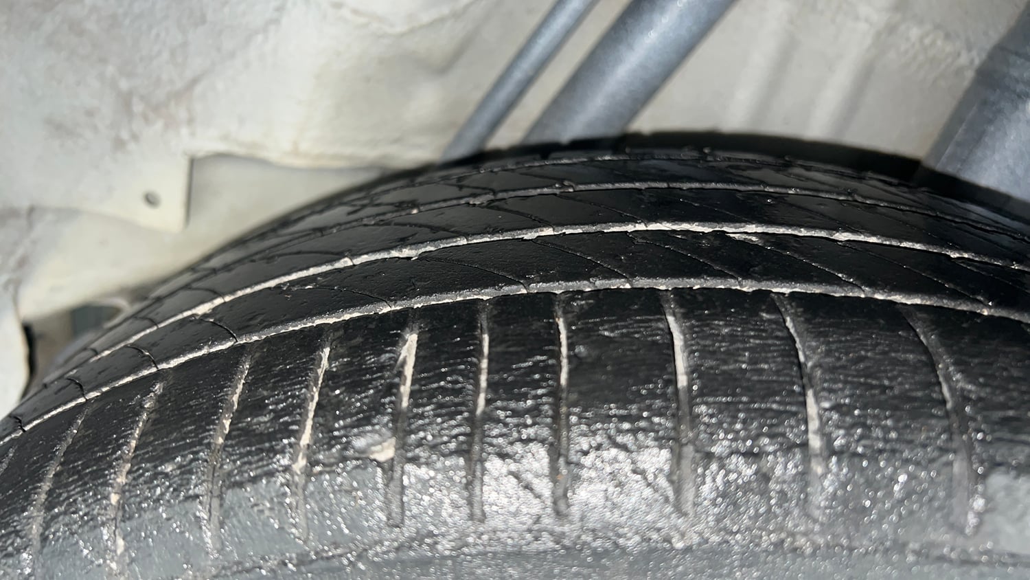 Used 2018 Honda WR-V VX MT Petrol Petrol Manual tyres LEFT REAR TYRE TREAD VIEW