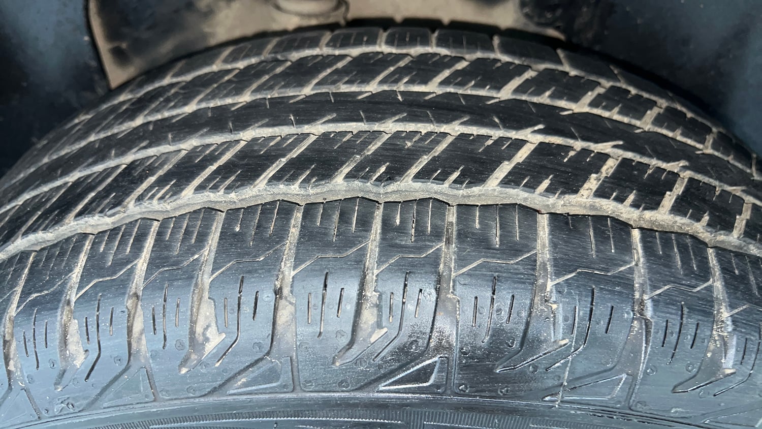 Used 2022 Tata Harrier XT Diesel Manual tyres LEFT REAR TYRE TREAD VIEW