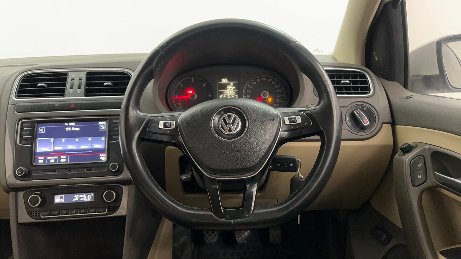 Used 2019 Volkswagen Vento Highline 1.5 (D) Diesel Manual interior STEERING VIEW
