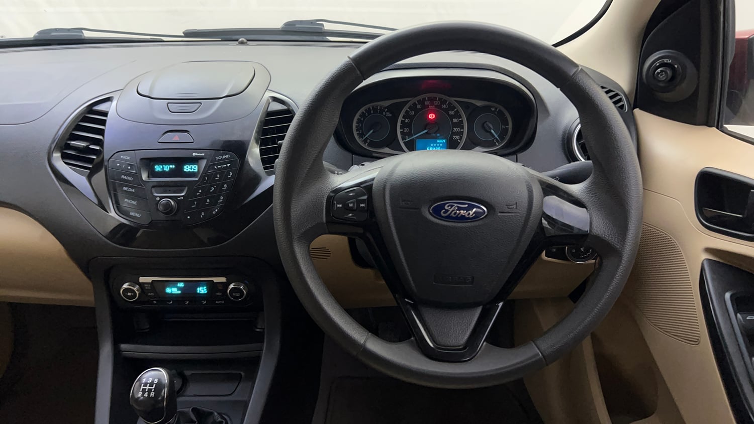 Used 2016 Ford Figo Aspire Titanium 1.2 Ti-VCT Petrol Manual interior STEERING VIEW