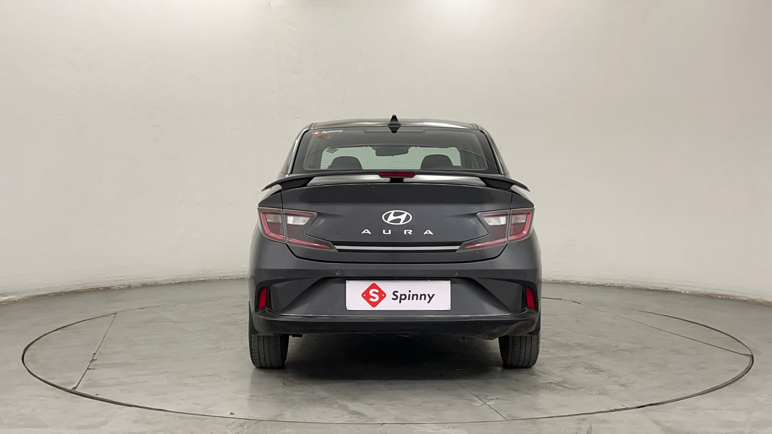 Used 2023 Hyundai Aura SX 1.2 CNG Cng Manual exterior BACK VIEW