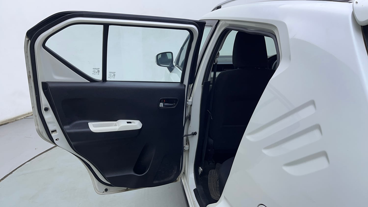 Used 2022 Maruti Suzuki Ignis Delta 1.2 AMT Petrol Automatic interior LEFT REAR DOOR OPEN VIEW