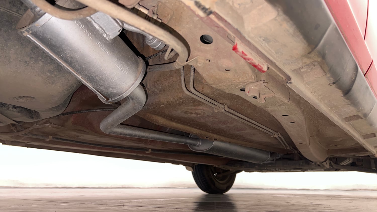 Used 2021 Maruti Suzuki S-Presso VXi Plus Petrol Manual extra REAR RIGHT UNDERBODY VIEW