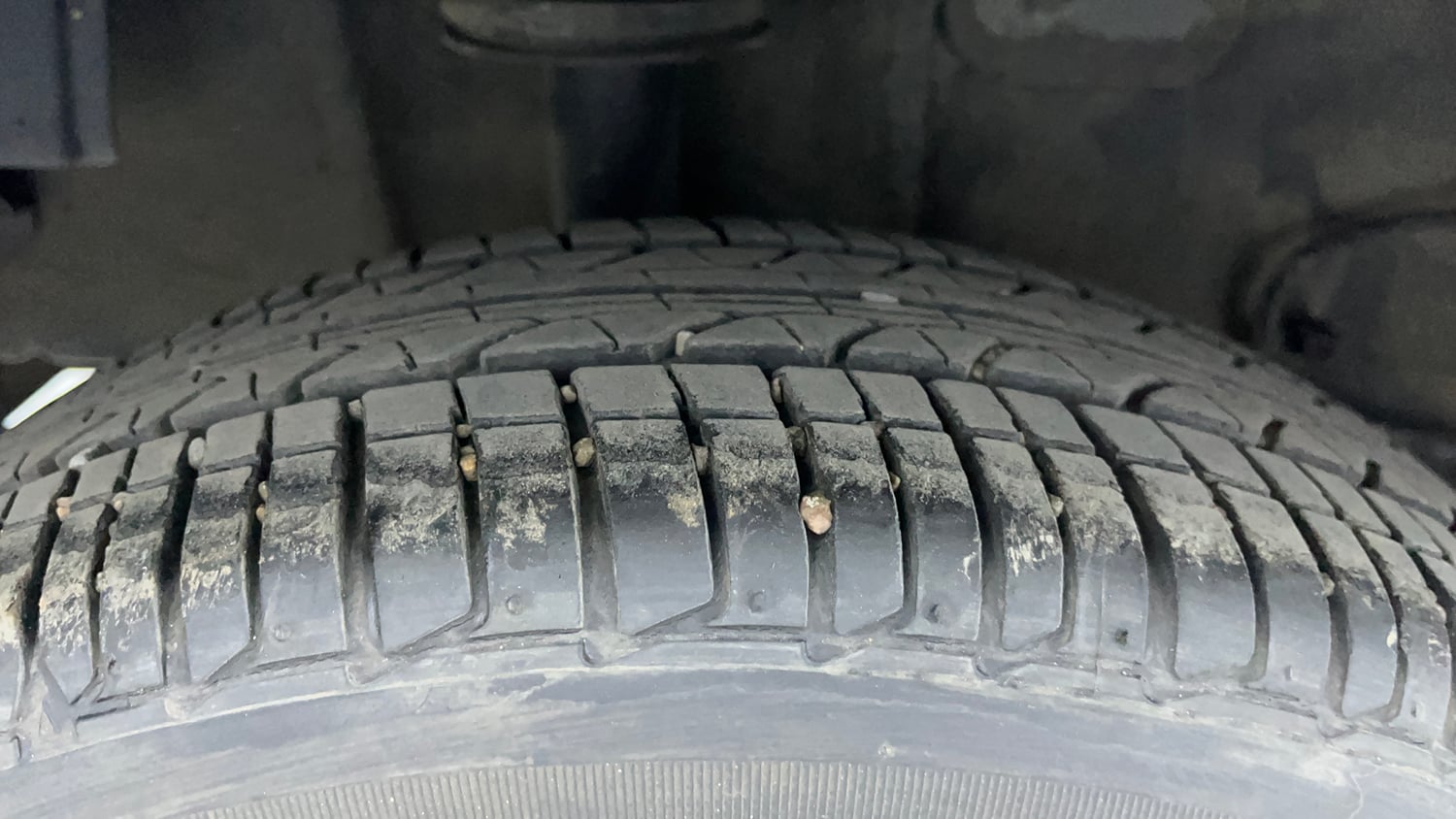 Used 2021 Tata Tiago XZ Plus Petrol Manual tyres RIGHT REAR TYRE TREAD VIEW
