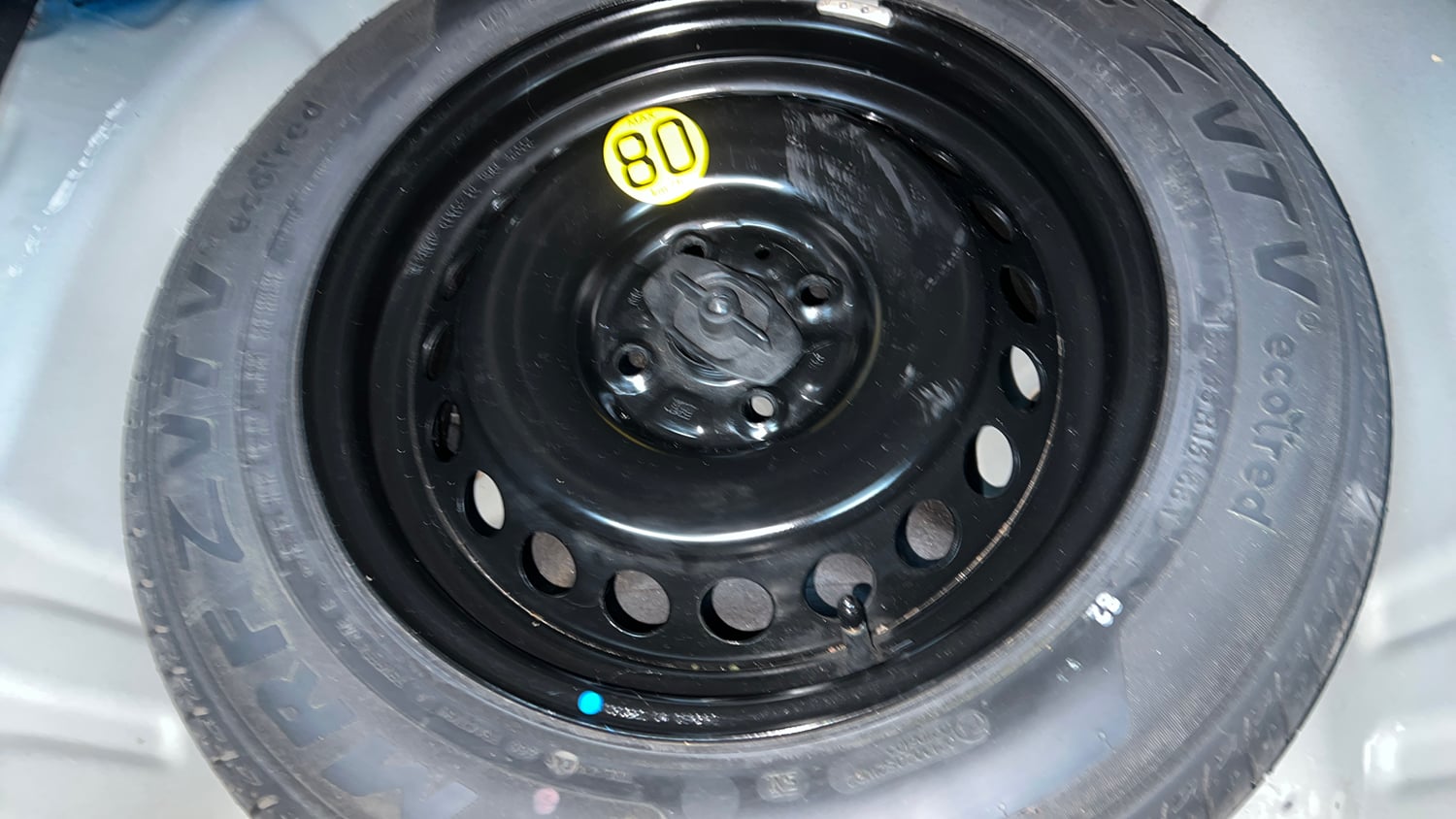 Used 2020 Toyota Glanza G Petrol Manual tyres SPARE TYRE VIEW