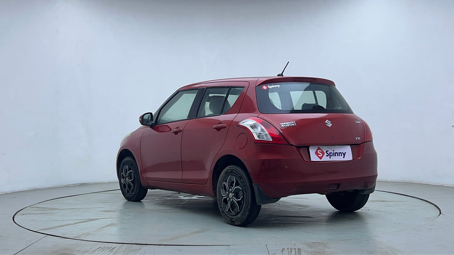 Used 2014 Maruti Suzuki Swift VXi Petrol Manual exterior LEFT REAR CORNER VIEW
