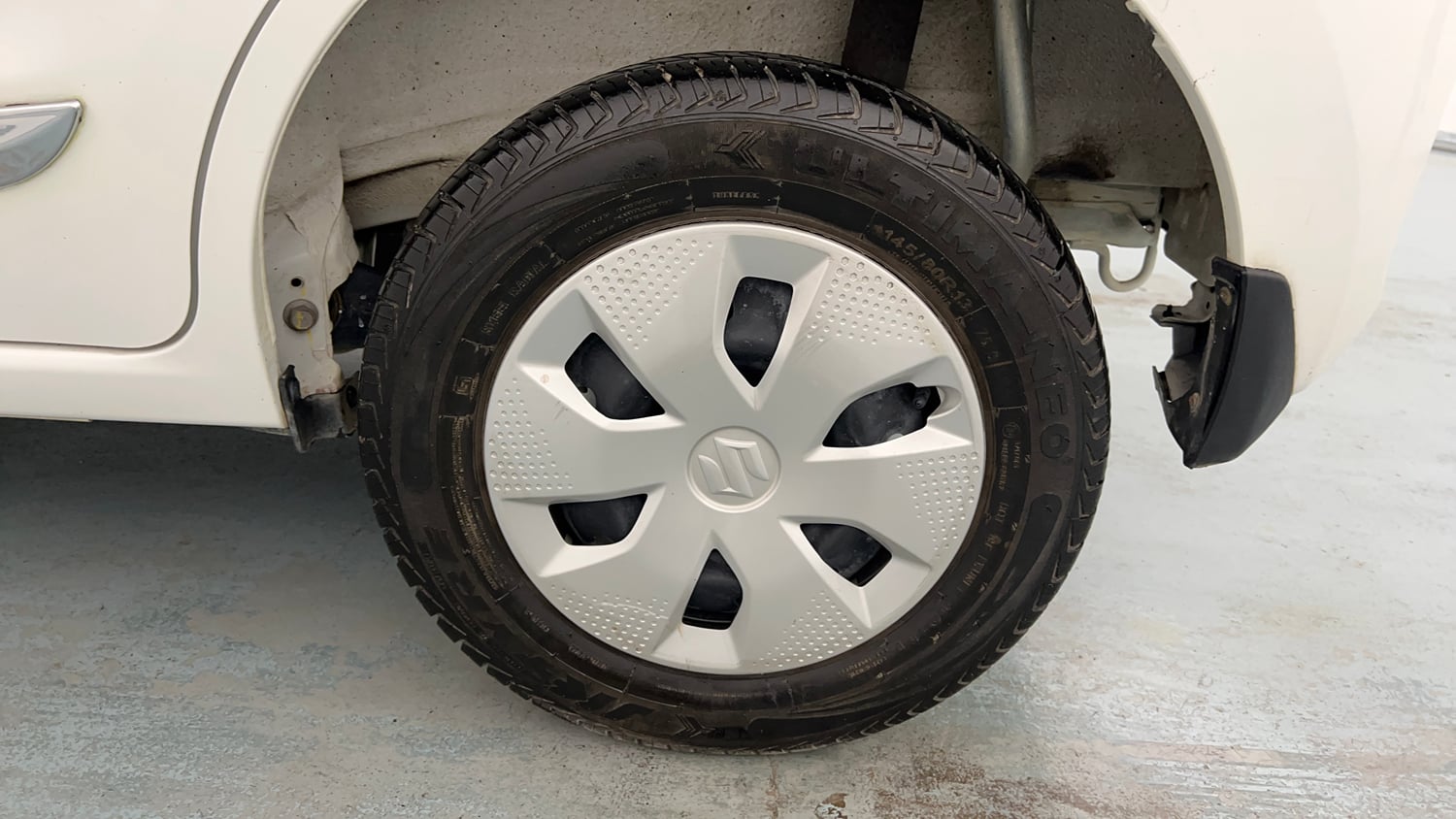 Used 2025 Maruti Suzuki Alto K10 VXi (O) AGS Petrol Automatic tyres LEFT REAR TYRE RIM VIEW
