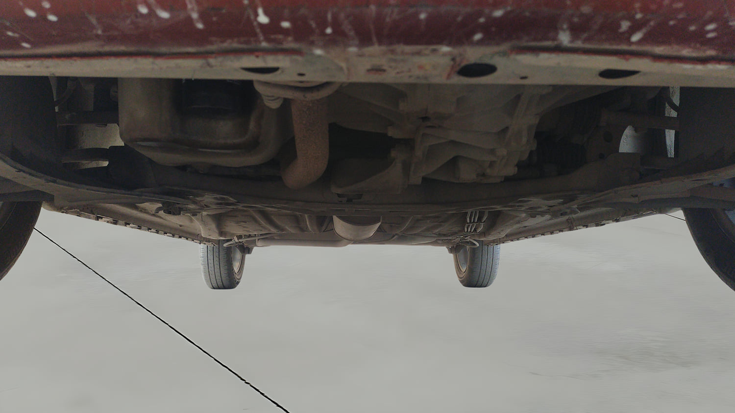 Used 2017 Maruti Suzuki Ignis Zeta 1.2 AMT Petrol Automatic extra FRONT LEFT UNDERBODY VIEW