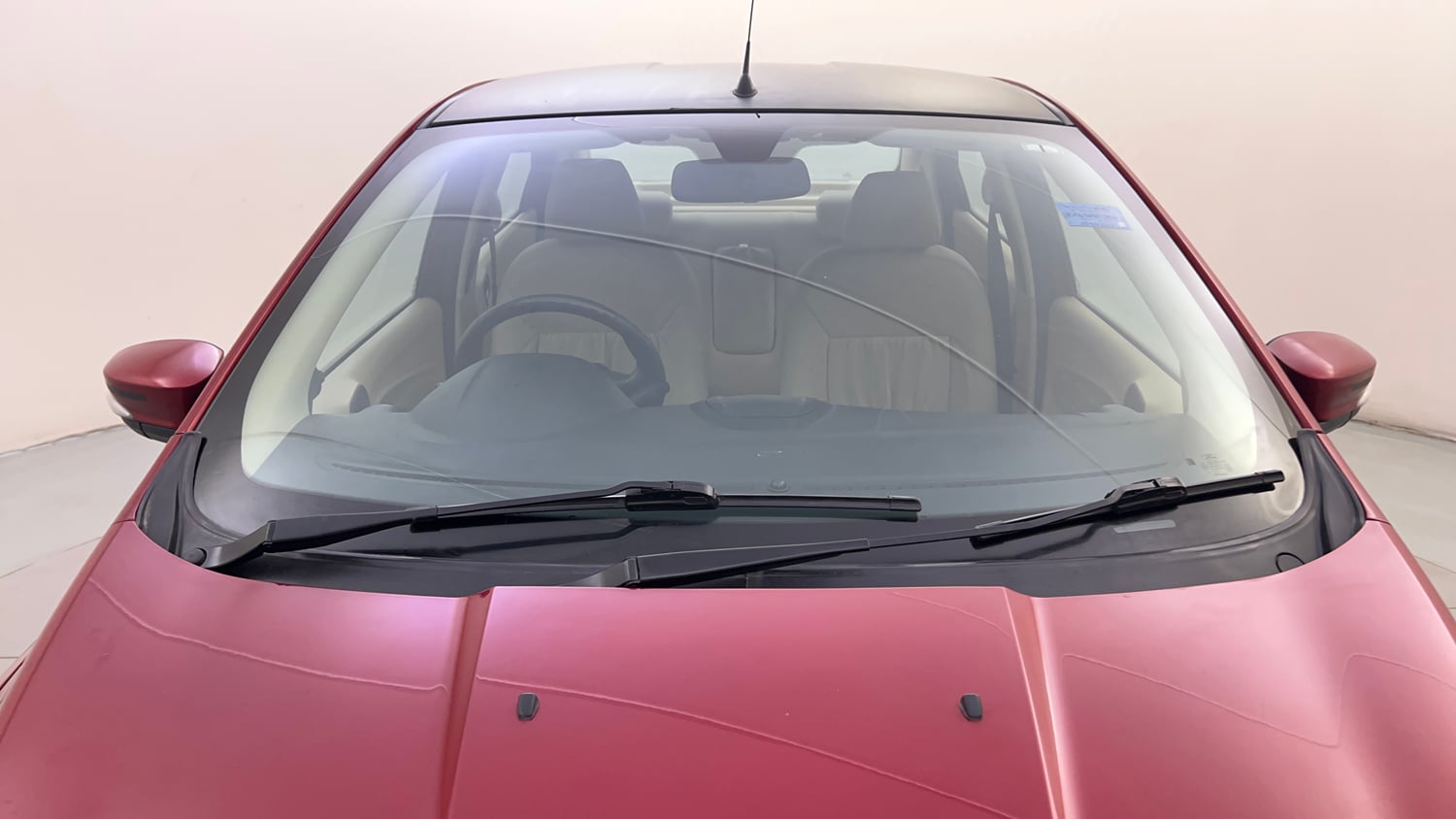 Used 2016 Ford Figo Aspire Titanium 1.2 Ti-VCT Petrol Manual exterior FRONT WINDSHIELD VIEW