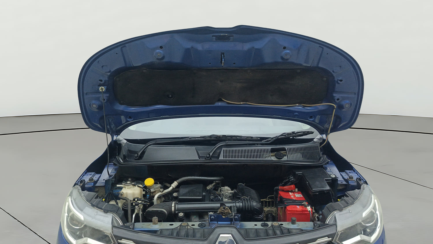 Used 2020 Renault Triber RXZ Petrol Manual engine ENGINE & BONNET OPEN FRONT VIEW