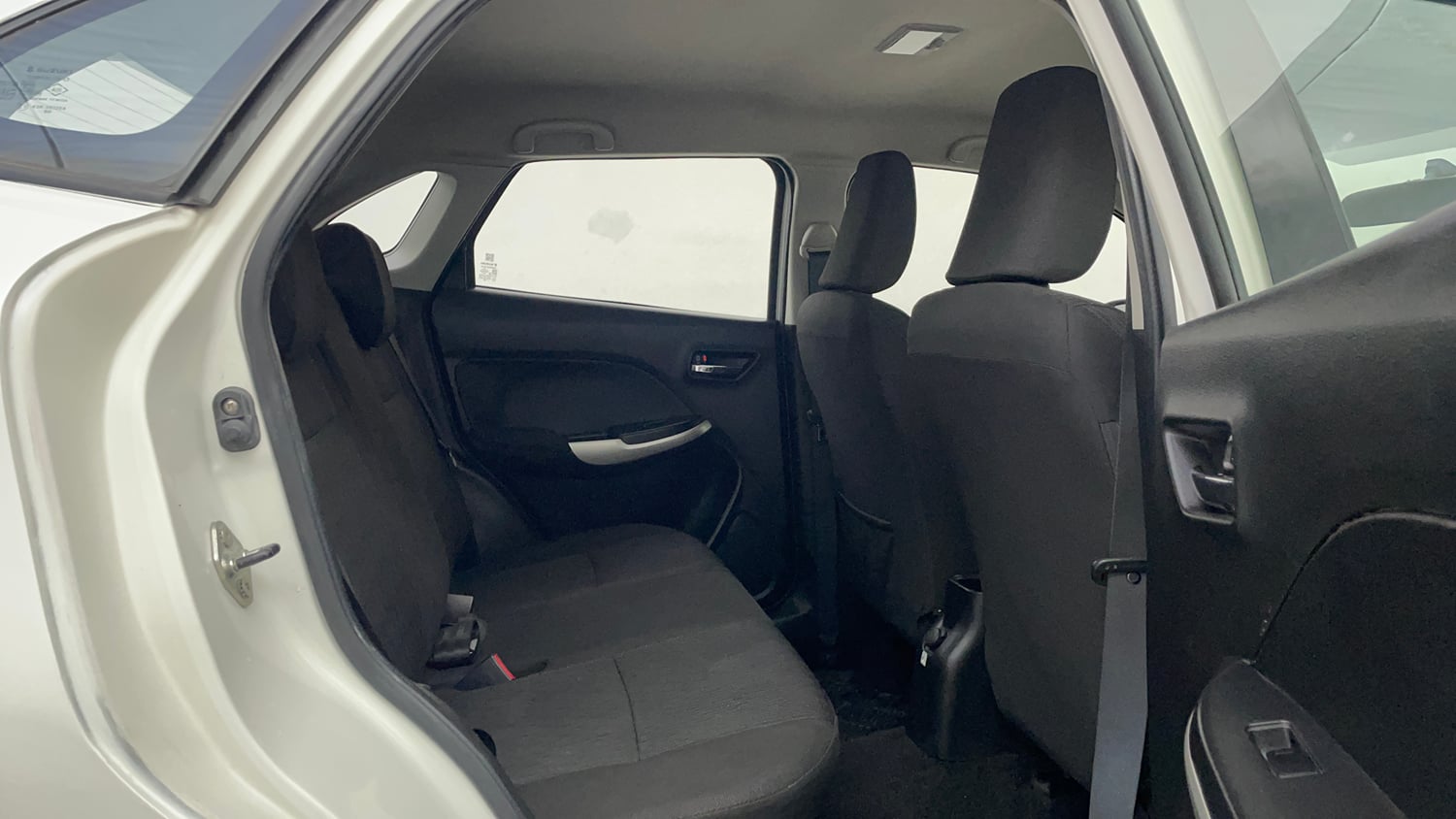 Used 2017 Maruti Suzuki Baleno Delta 1.2 Petrol Manual interior RIGHT SIDE REAR DOOR CABIN VIEW