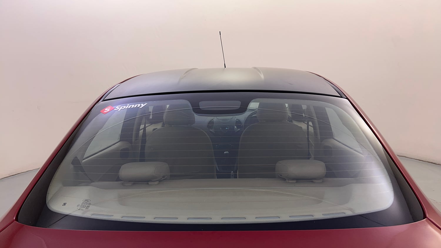 Used 2016 Ford Figo Aspire Titanium 1.2 Ti-VCT Petrol Manual exterior BACK WINDSHIELD VIEW