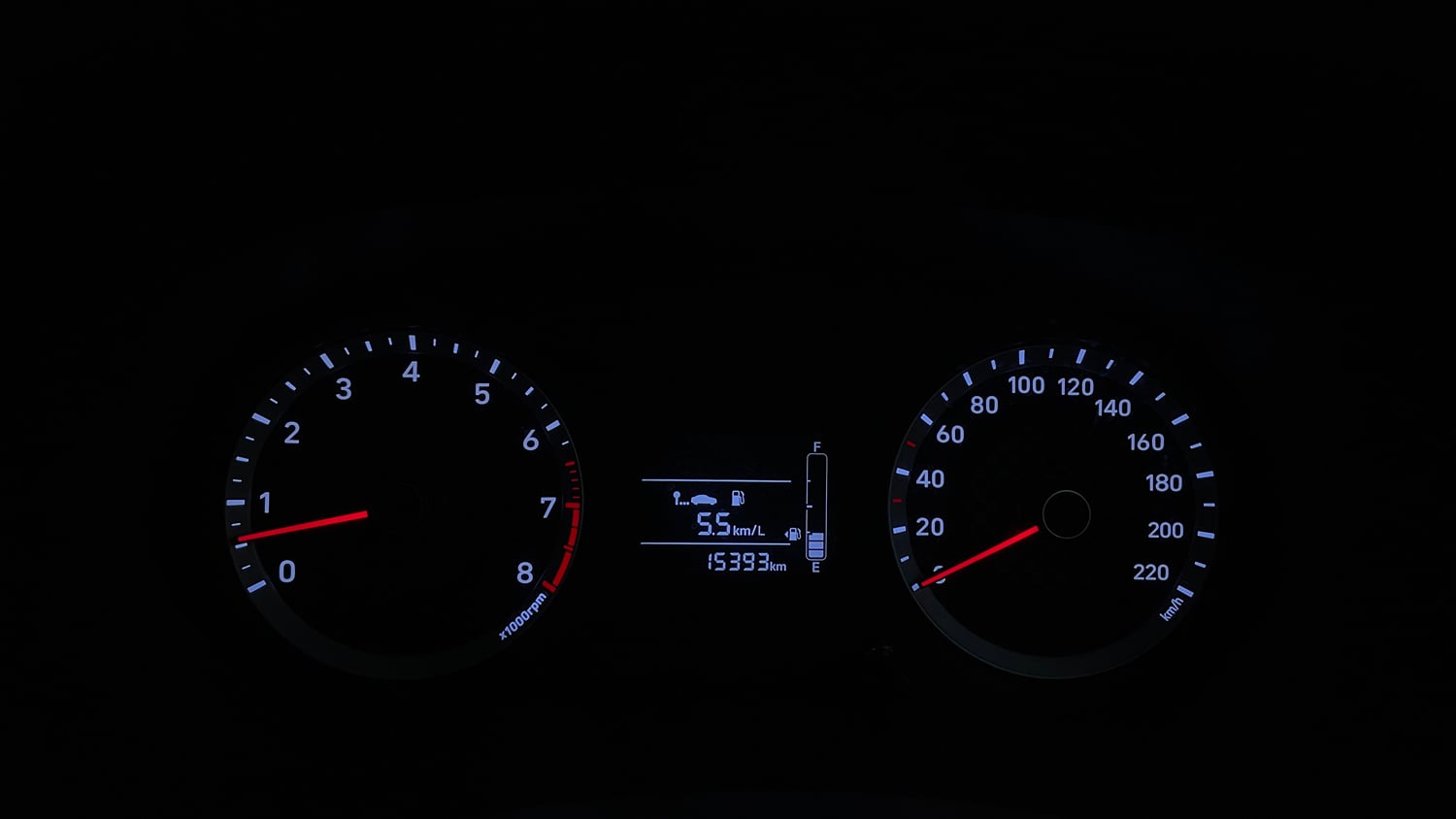 Used 2022 Hyundai Grand i10 Nios Magna 1.2 Kappa VTVT Petrol Manual interior CLUSTERMETER VIEW