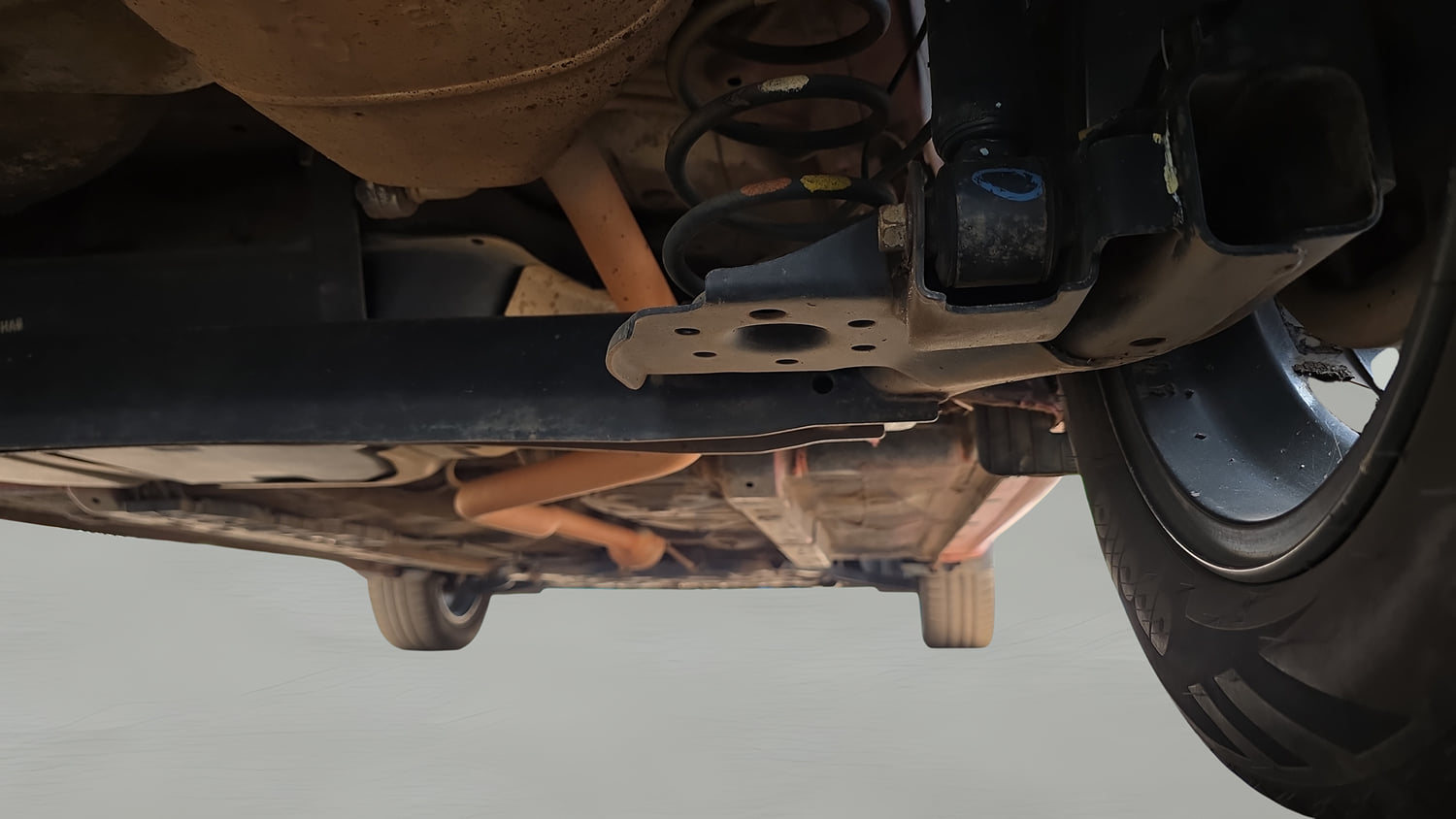 Used 2020 Hyundai Grand i10 Nios Asta 1.2 Kappa VTVT Petrol Manual extra REAR RIGHT UNDERBODY VIEW