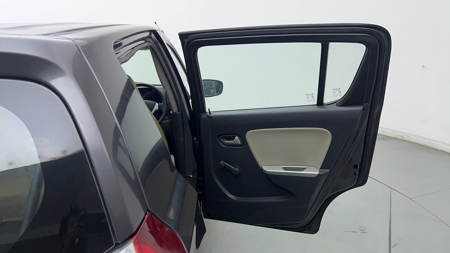 Used 2017 Maruti Suzuki Alto K10 VXi Petrol Manual interior RIGHT REAR DOOR OPEN VIEW