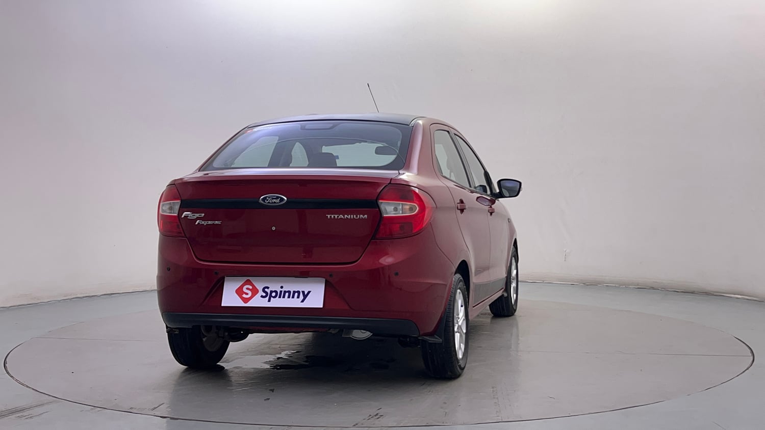Used 2016 Ford Figo Aspire Titanium 1.2 Ti-VCT Petrol Manual exterior RIGHT REAR CORNER VIEW