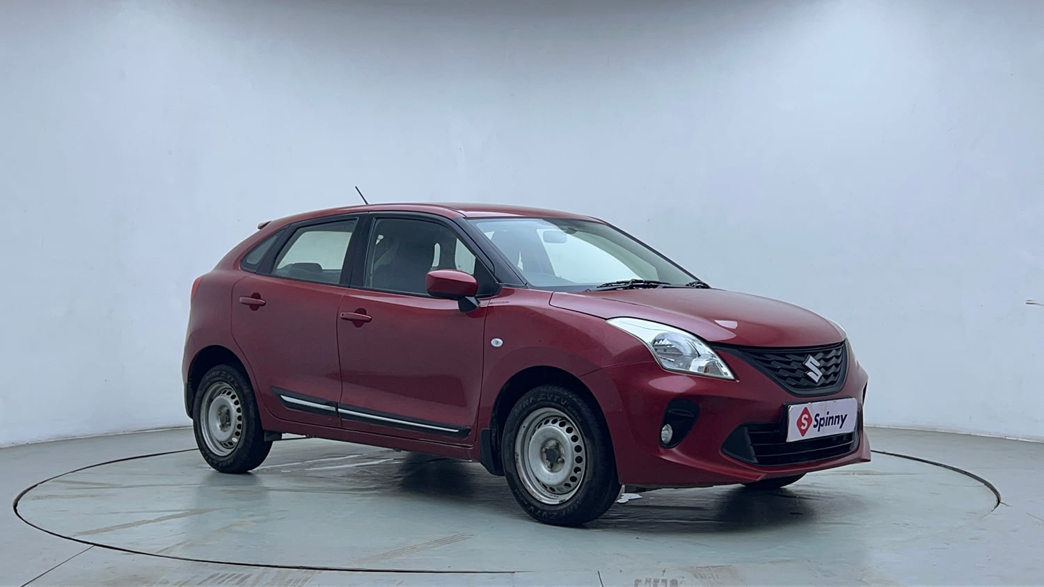 Used 2021 Maruti Suzuki Baleno Sigma Petrol Manual exterior RIGHT FRONT CORNER VIEW