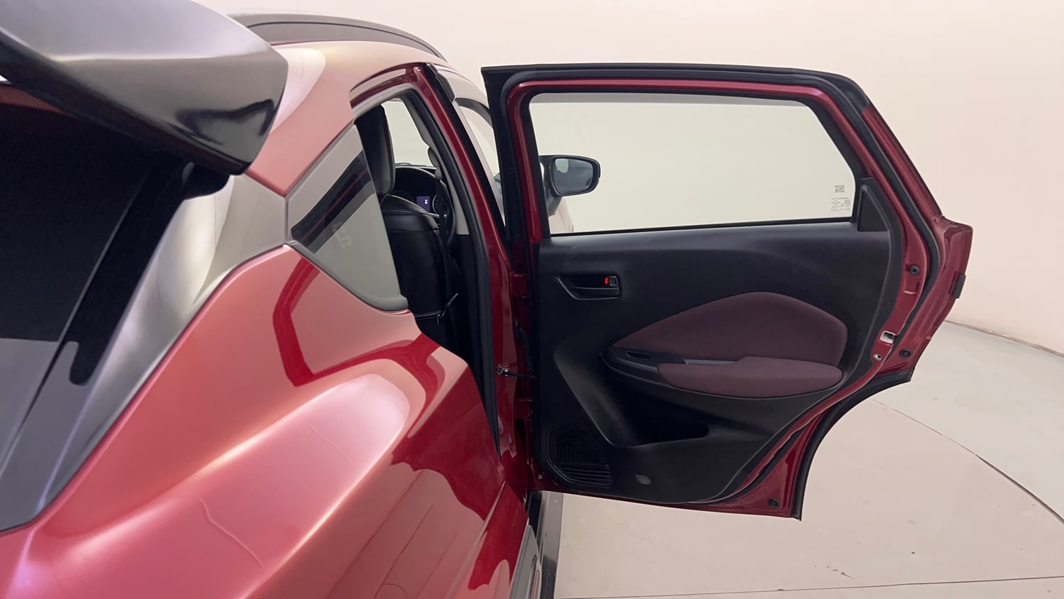 Used 2024 Maruti Suzuki Fronx Delta Plus 1.2L MT Petrol Manual interior RIGHT REAR DOOR OPEN VIEW