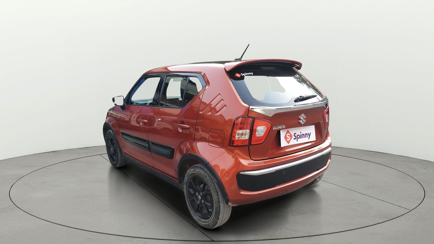 Used 2017 Maruti Suzuki Ignis Zeta 1.2 AMT Petrol Automatic exterior LEFT REAR CORNER VIEW