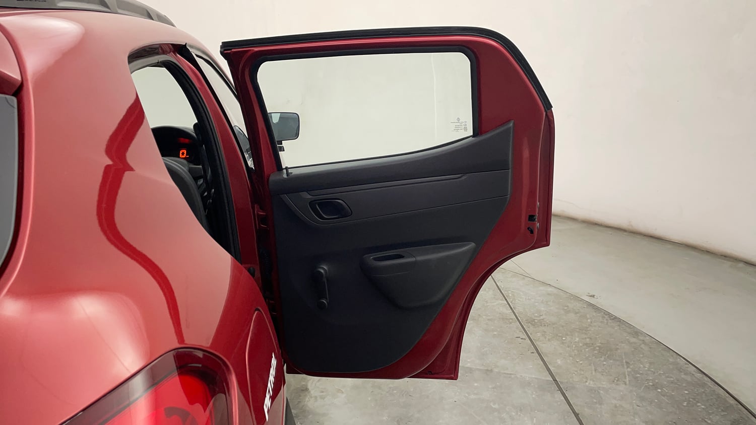Used 2015 Renault Kwid RXT Petrol Manual interior RIGHT REAR DOOR OPEN VIEW